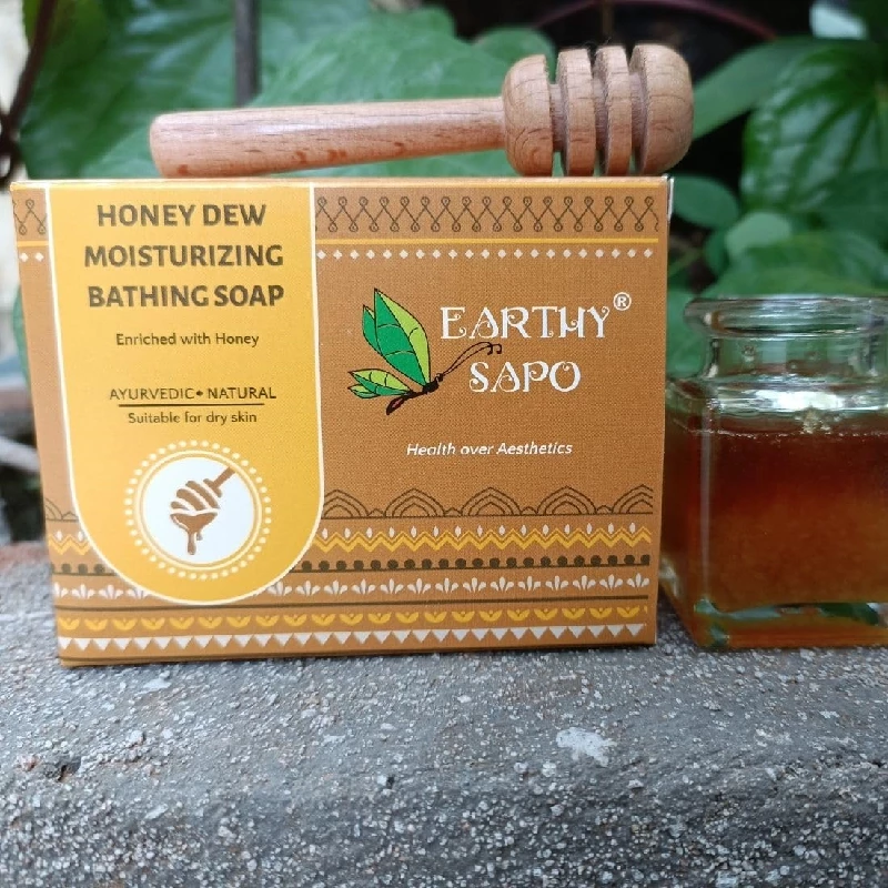 Earthy Sapo Honey Dew Moisturizing Bathing Soap, 100 g-6.webp
